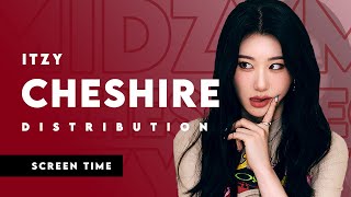 ITZY 있지 Cheshire Screen Time Distribution SoloFocus  Full [upl. by Osbert]