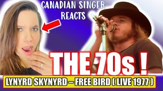 🤔POP SINGER REACTS TO Lynyrd Skynyrd  FREE BIRD LIVE1977  Music Reaction Video musicreaction [upl. by Fillian435]