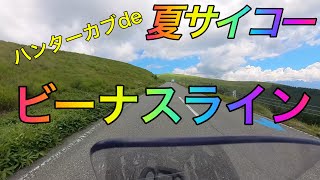 【TK Moto VLog】ハンターカブで真夏のビーナスラインを走る緑豊かな信州の絶景ツーリングルート CT125 JA65 [upl. by Garrek]