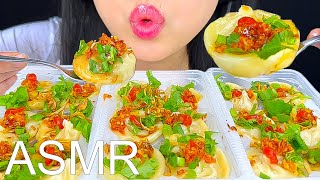 ASMR Spicy Soup Dumpling with Chili Onion Crunch  Eating Sounds  Mukbang  ASMR Phan [upl. by Putscher]