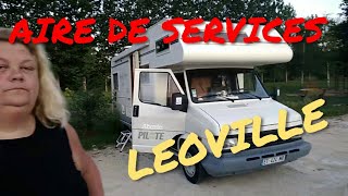 VLOG NOMADES Aire de leoville [upl. by Granese]