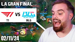 T1 VS BLG  FINAL DE LOS WORLDS 2024  EL PARTIDO DEL AÑO [upl. by Inna]