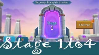 Lords Mobile  Vergeway Strength in Numbers Stage  1 to 4 [upl. by Teuton]