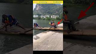 Boat Crossing Road Problems Part 2😱🤔shorts [upl. by Eeleak]