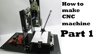 How to make CNC Machine at home Part 1 [upl. by Orteip]