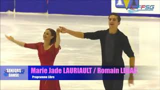 Marie Jade LauriaultRomain Legac  FD  Masters 2017 [upl. by Anoyet442]