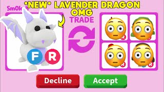 Best 7 Offers For LAVENDER DRAGON in Adopt Me  Adopt Me Trading [upl. by Gladdy243]