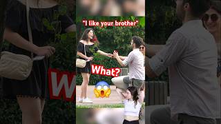 quotI like your brotherquot 🤣 💫 Fake Proposal Prank 💥 [upl. by Salinas]