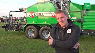 Knoll Multibaler XL voor de professional die veel balen maakt [upl. by Ailongam]