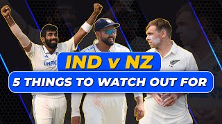 India v New Zealand 5 things to watch out for [upl. by Nagoh]