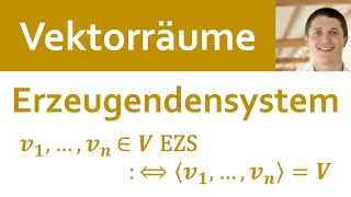 📘 Vektorräume 19  Erzeugendensystem Definition und Übung 1 im R2 [upl. by Thursby987]