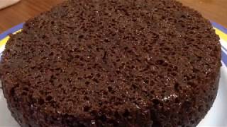 Eggless Chocolate sponge cake l soft and spongy l chocolate and cocoa powder cake l cook with nav [upl. by Lairret133]