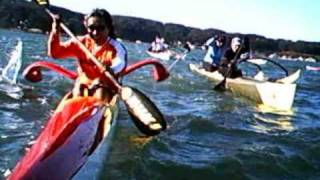 Surfski and Outrigger racing on San Francisco Bay [upl. by Oirad]