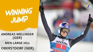 Wellinger breaks Four Hills drought in Oberstdorf  FIS Ski Jumping World Cup 2324 [upl. by Ader398]