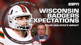 Transfer Tyler Van Dyke will PAY DIVIDENDS for Wisconsin 🗣️  Tom Luginbill  College Football Live [upl. by Enirhtac406]