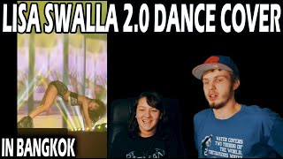 LISA  SWALLA 20 DANCE REACTION BLACKPINK’s LALISA MANOBAN [upl. by Bander]