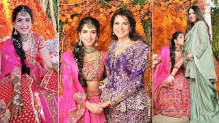 Radhika Merchant Mehendi Engagement Ceremony Mother Sahila Merchant Looks So Beautiful [upl. by Anelem]