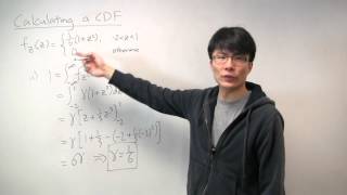 Calculating a Cumulative Distribution Function CDF [upl. by Frentz]