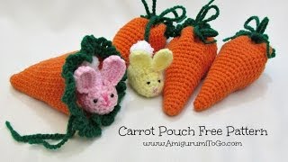 Crochet Along Carrot Pouch [upl. by Conard]