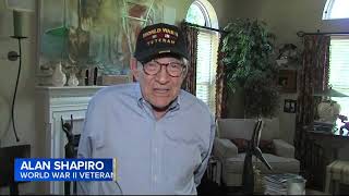 World War II veteran honored ahead of trip to Normandy for 80th anniversary of DDay [upl. by Eibrad]