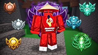 Milyon RETURNS To Conquer Season 11 Rank roblox Bedwars [upl. by Yenahs362]