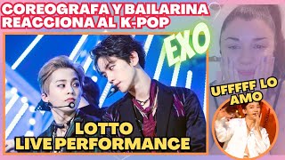 Reacciono a Lotto Live Performance de Exo [upl. by Flodnar299]