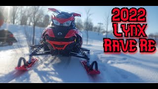 2022 Lynx Rave Re Snowmobile  Is It Good On Trails [upl. by Braasch]