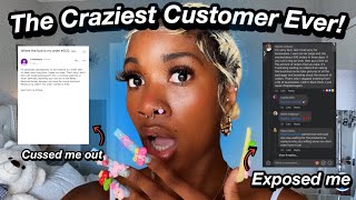 STORYTIME A CUSTOMER HARASSED ME amp EXPOSED ME  CRAZY CUSTOMER STORYTIME  Localblackchild [upl. by Weslee43]