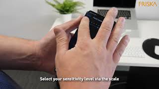 FRISKA Bluetooth App Using the App to adjust the anticollision sensitivity [upl. by Rashida]