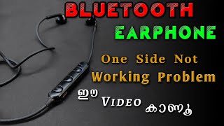 Bluetooth Earphone one side Not working Repair in Malayalam [upl. by Barnebas246]