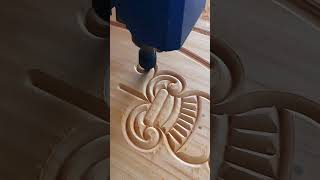 Hamim wood carving cnc dor design shorth woodart [upl. by Starlene395]