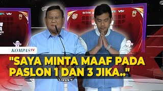 FULL Closing Statement Prabowo di Debat Terakhir Capres Minta Maaf pada AniesGanjar [upl. by Robena]