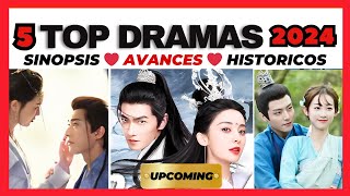 TOP 5 DRAMA 2024 ❤️ NUEVOS AVANCES DRAMAS CHINOS 2024  FANTASIA [upl. by Stanislas]