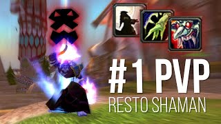 RESTO SHAMAN PVP 1k Crits Season of Discovery Phase 1 [upl. by Etteoj]