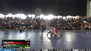 High School 11th  12th Grade 182 DaShawn Tigges Dubuque Senior Vs Amos Wilson Glenwood [upl. by Nuarb]