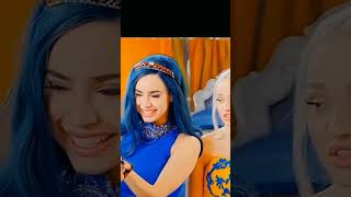 Mal and Evie Best friends forever 💜💙descendants viarlshort [upl. by Norvil]