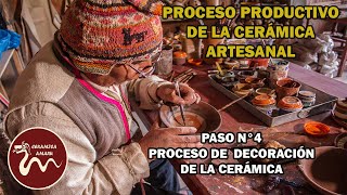 PROCESO PRODUCTIVO DE LA CERÁMICA ARTESANAL PASO N°4 [upl. by Ebby]