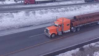 Freedom Convoy Passing Hope Flood Road Jan 23 2022 [upl. by Eyr]