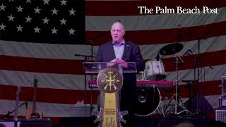 Before election Trump border czar Tom Homan speech addresses mass deportation terrorist cartels [upl. by Esinyt]