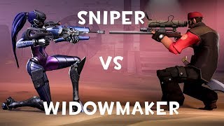 Sniper VS Widowmaker SFM [upl. by Lauritz]