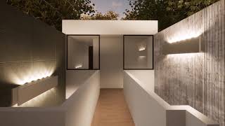 CASA MINIMALISTA DE 4X15 INCREIBLE  RECORRIDO VIRTUAL [upl. by Chipman64]