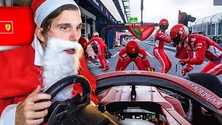 Der neue JOB vom WEIHNACHTSMANN ✪ F1 2018 mit LENKRAD [upl. by Nolava]