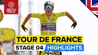 Wout Van Aert Masterclass In Calais  Tour De France 2022 Stage 4 Highlights [upl. by Marsiella960]