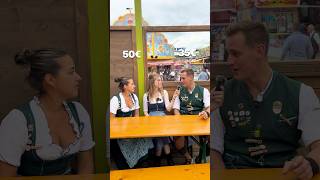 Fragen an die Wiesnbedienung 🎤🍺 wiesn oktoberfest wiesnbedienung sicherheit safenow [upl. by Flossy]