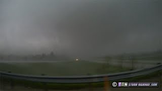 Jeffersonville Indiana tornado flips semis cars Louisville metro area April 2 2024 [upl. by Crocker]