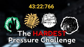 Beating Pressure’s HARDEST Challenge Lockerless  Lightless  Damageless  Speedrun [upl. by Faria]