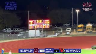 Buhler  Wamego Varsity Football 11152024 [upl. by Nowtna76]