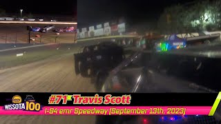 71x Travis Scott WISSOTA Super Stock OnBoard  WISSOTA 100 91323 [upl. by Leone374]