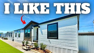 YES Moderntrendy touches throughout this BRAND NEW mobile home Prefab House Tour [upl. by Agamemnon710]