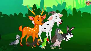 Sher Chite Ki Dushmani शेर चीते की दुश्मनी hindikahani cartoon jungle animation cartoonhindi [upl. by Natek312]